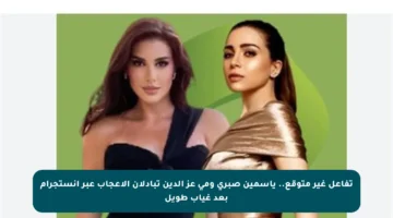 تفاعل غير متوقع.. ياسمين صبري ومي عز الدين تبادلان الإعجاب عبر إنستجرام بعد غياب طويل